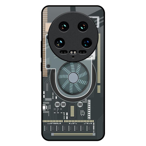 Motherboard Circuit Glossy Case for Mi 14 Ultra 5G