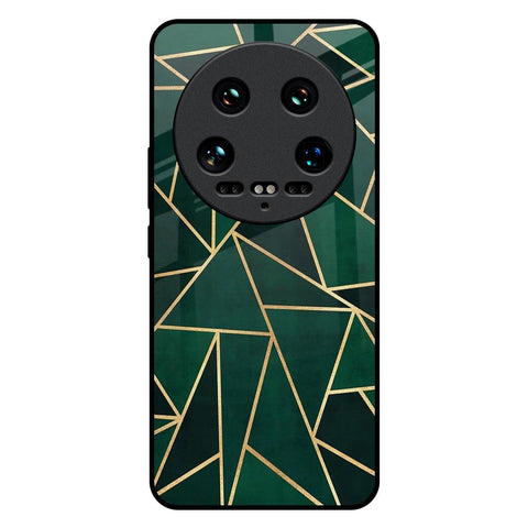 Abstract Green Glossy Case For Mi 14 Ultra 5G