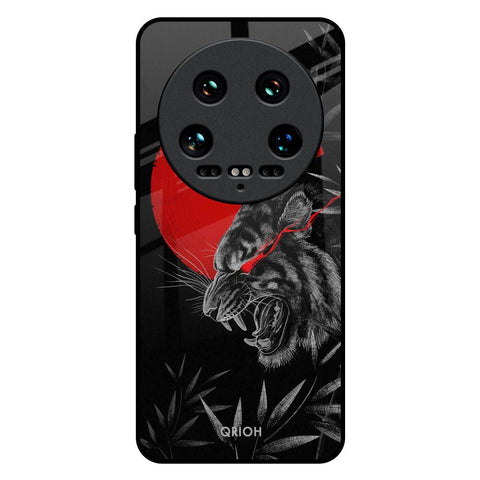 Red Moon Tiger Glossy Case for Mi 14 Ultra 5G