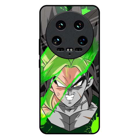 Anime Green Splash Glossy Case for Mi 14 Ultra 5G