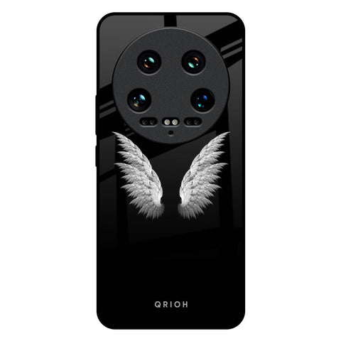 White Angel Wings Glossy Case for Mi 14 Ultra 5G