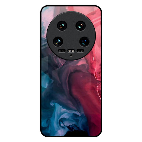 Blue & Red Smoke Glossy Case for Mi 14 Ultra 5G