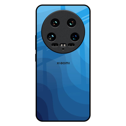 Blue Wave Abstract Glossy Case for Mi 14 Ultra 5G