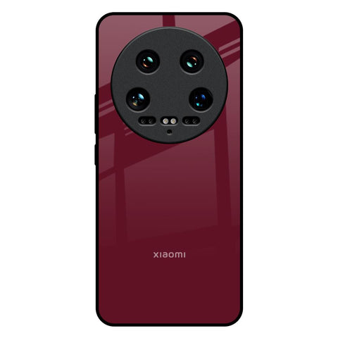 Classic Burgundy Glossy Case for Mi 14 Ultra 5G