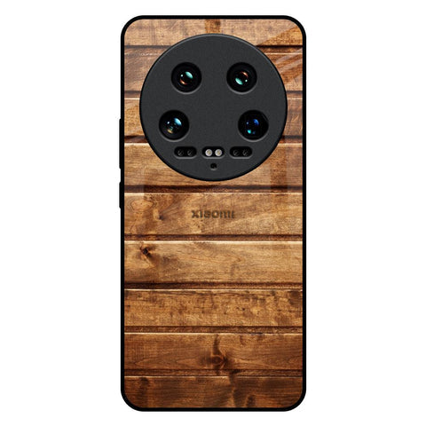 Wooden Planks Glossy Case for Mi 14 Ultra 5G