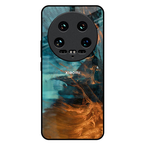 Golden Splash Glossy Case for Mi 14 Ultra 5G