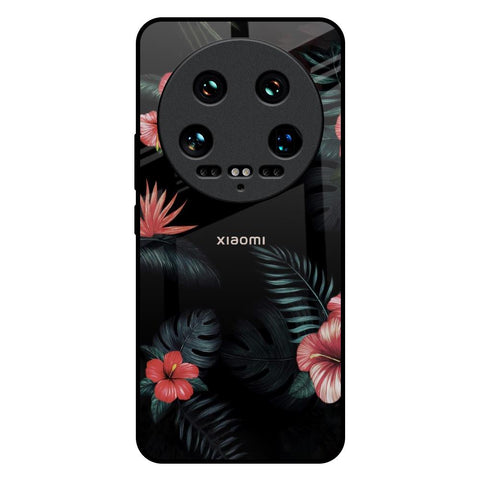 Tropical Art Flower Glossy Case for Mi 14 Ultra 5G