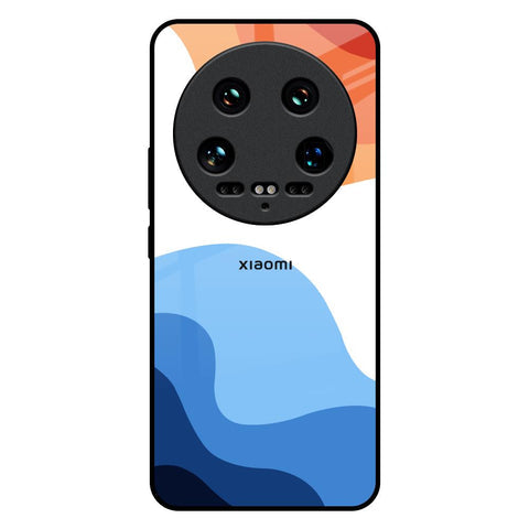 Wavy Color Pattern Glossy Case for Mi 14 Ultra 5G