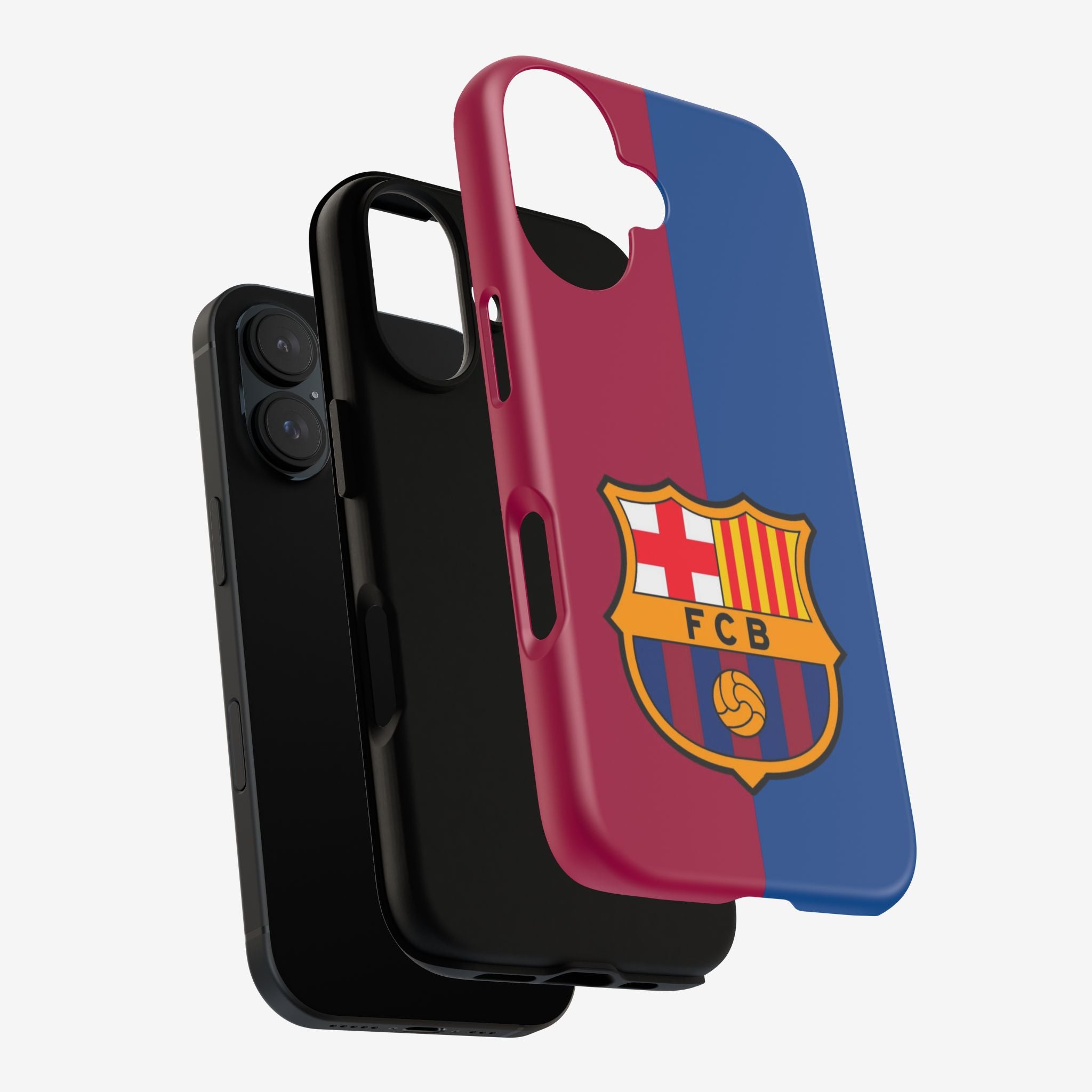 Dual Tone Crest Premium Tough Shining Phone Case (Double Layer) Available For All iPhone Models