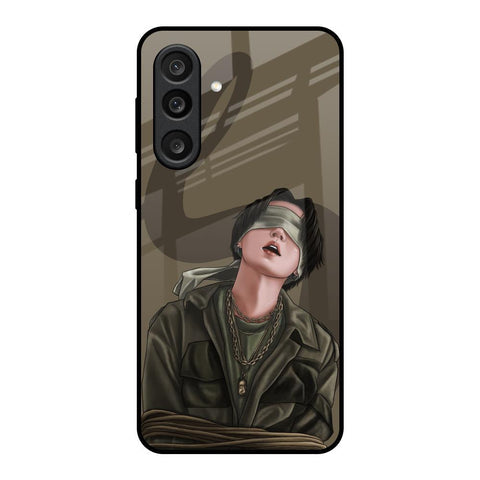 Blind Fold Glossy Case for Samsung Galaxy F56 5G