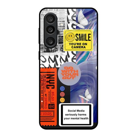 Smile for Camera Glossy Case for Samsung Galaxy F56 5G