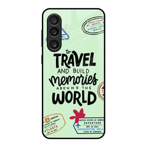 Travel Stamps Glossy Case for Samsung Galaxy F56 5G