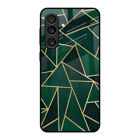 Abstract Green Glossy Case For Samsung Galaxy F56 5G