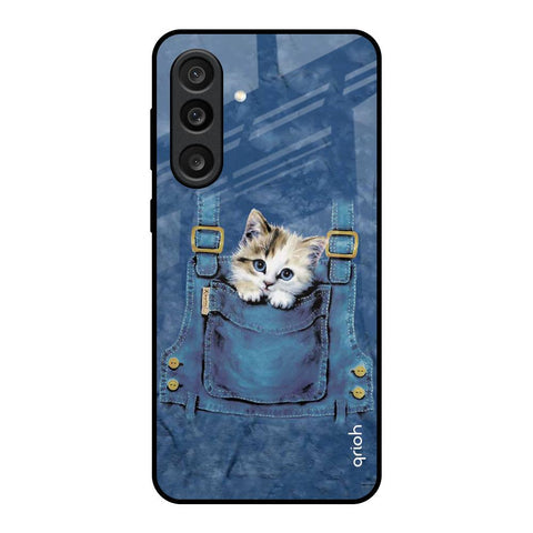 Kitty In Pocket Glossy Case For Samsung Galaxy F56 5G