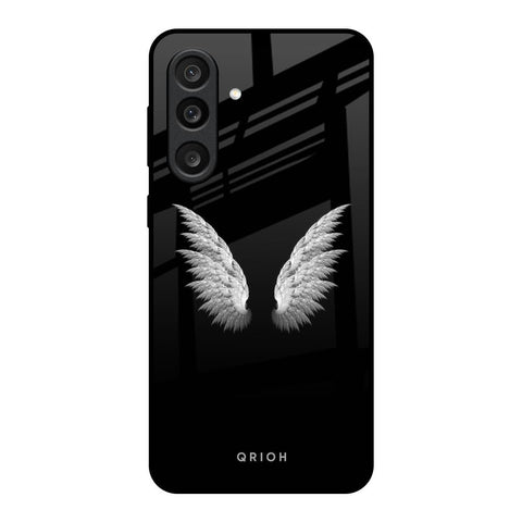 White Angel Wings Glossy Case for Samsung Galaxy F56 5G