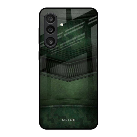 Green Leather Glossy Case for Samsung Galaxy F56 5G