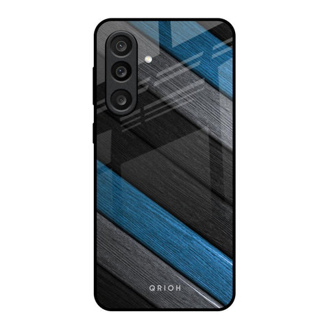 Multicolor Wooden Effect Glossy Case for Samsung Galaxy F56 5G