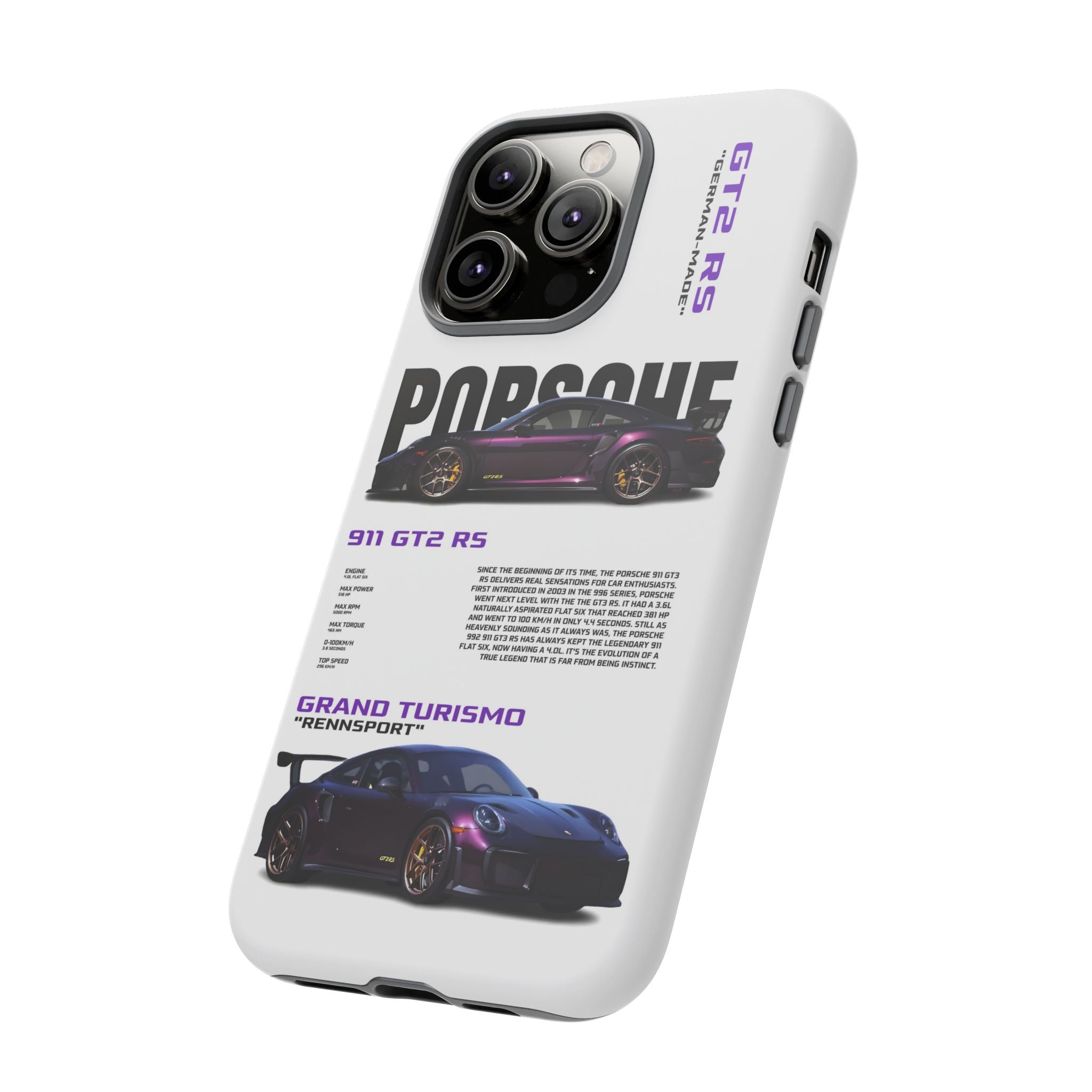 Violet Velocity Tough Case  Available For All iPhone Models