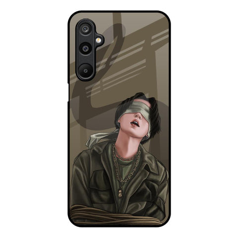 Blind Fold Glossy Case for Samsung Galaxy F16 5G