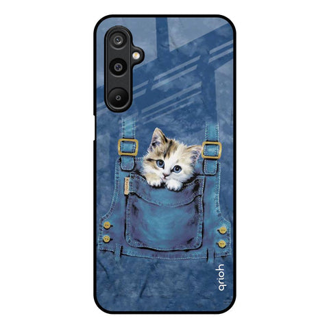 Kitty In Pocket Glossy Case For Samsung Galaxy F16 5G