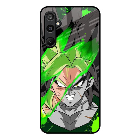 Anime Green Splash Glossy Case for Samsung Galaxy F16 5G