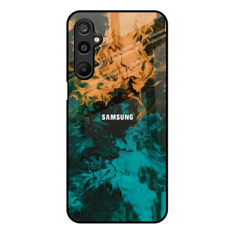 Watercolor Wave Glossy Case for Samsung Galaxy F16 5G