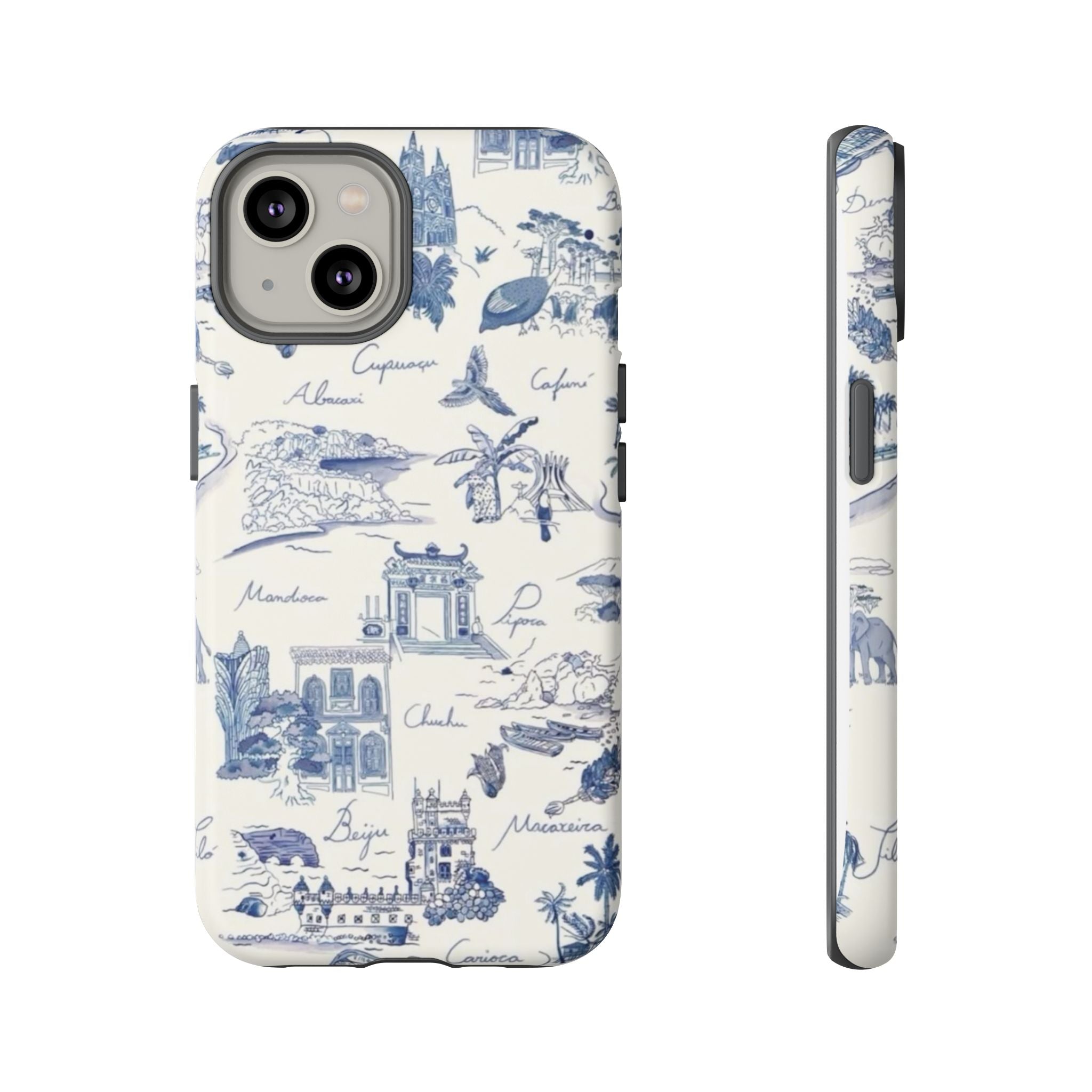 Crimson Bloom Tough Case  Available For All iPhone Models