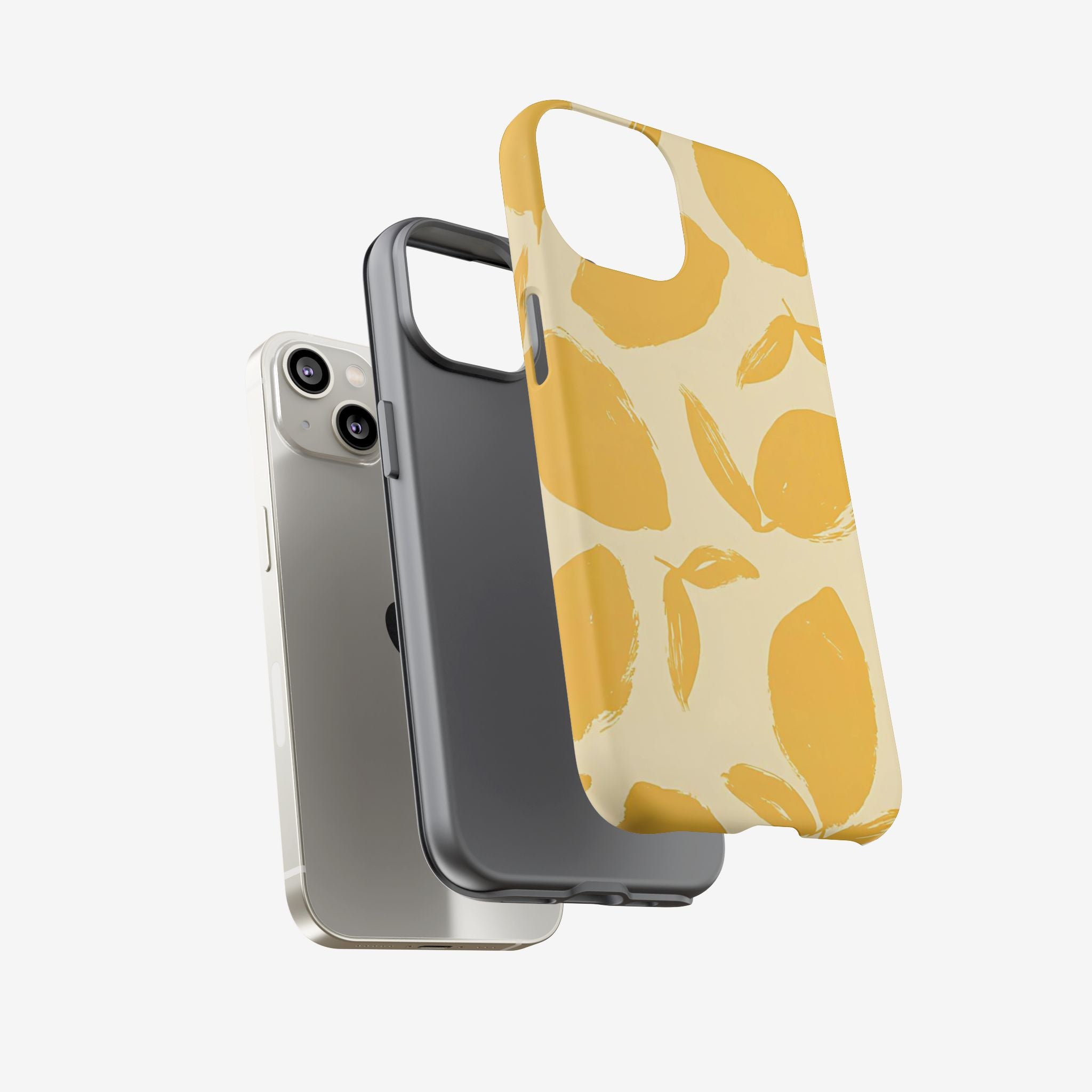Citrus Glow Premium Tough Shining Phone Case (Double Layer) Available For All iPhone Models