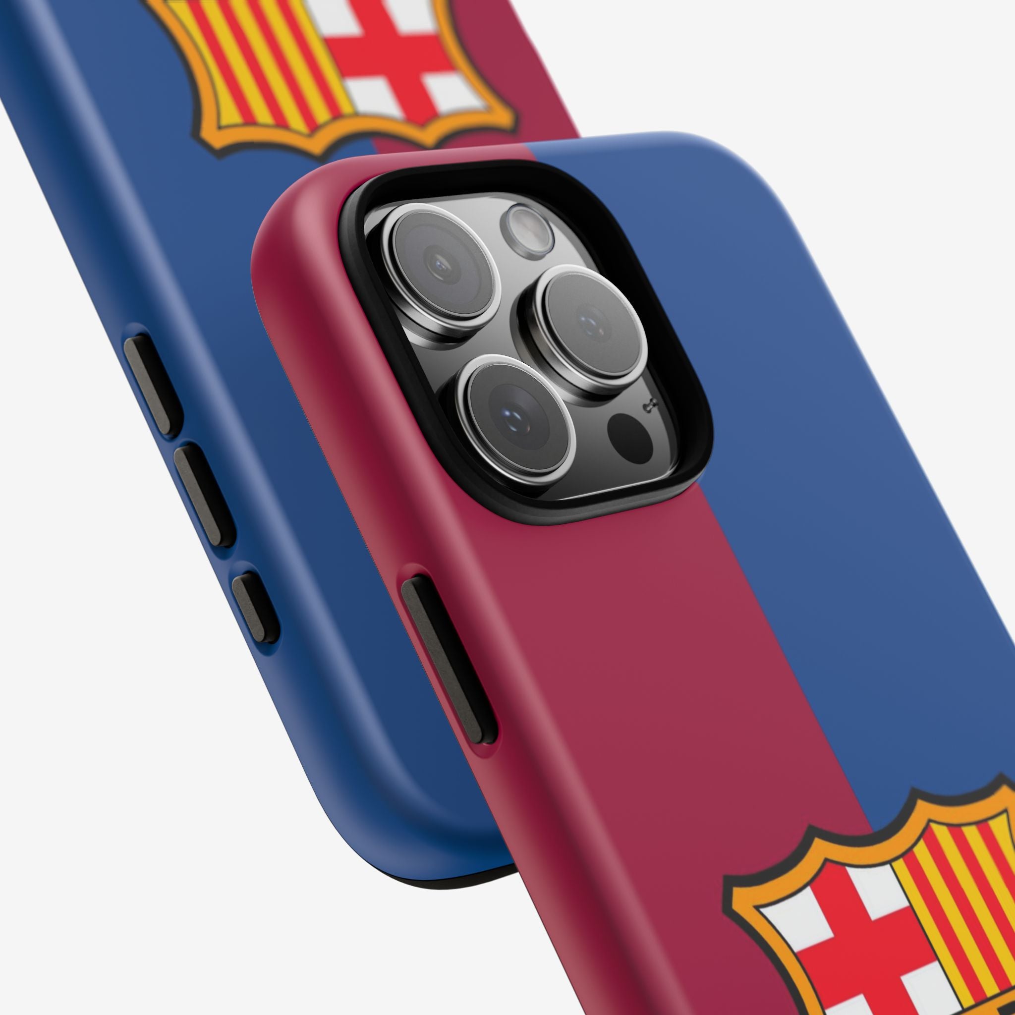 Dual Tone Crest Premium Tough Shining Phone Case (Double Layer) Available For All iPhone Models