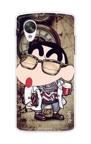 Nerdy Shinchan Soft Cover for Nexus 5