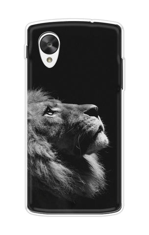 Lion Looking to Sky Soft Cover for Nexus 5