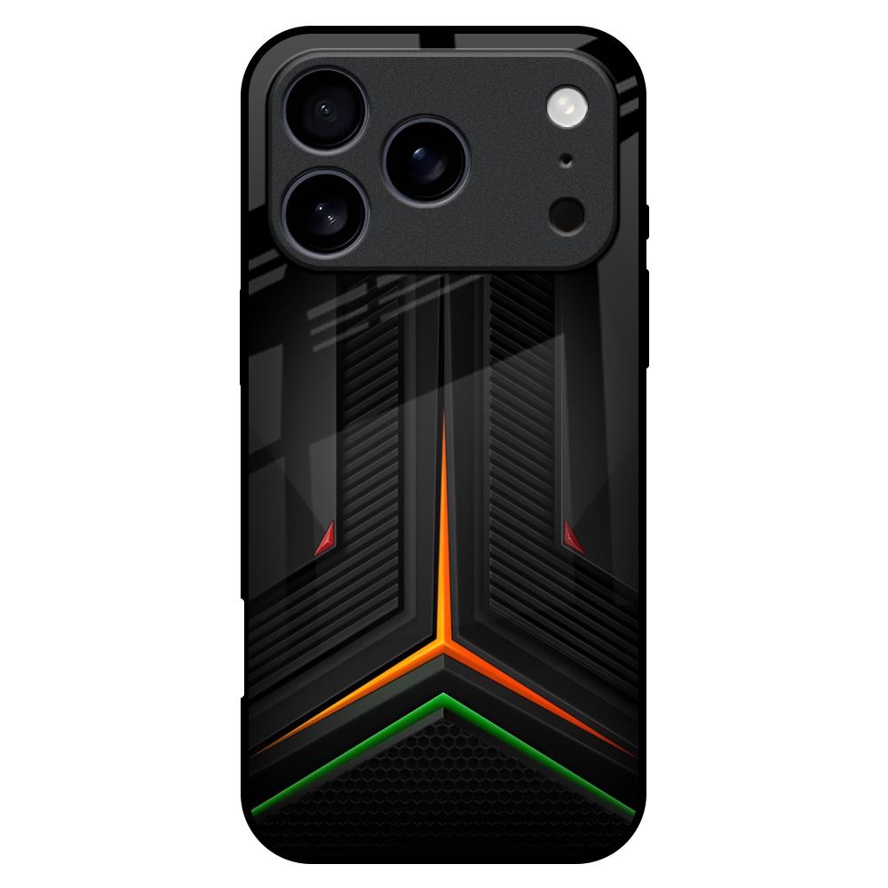 Modern Ultra Chevron Glass Case for iPhone 17 Pro Max