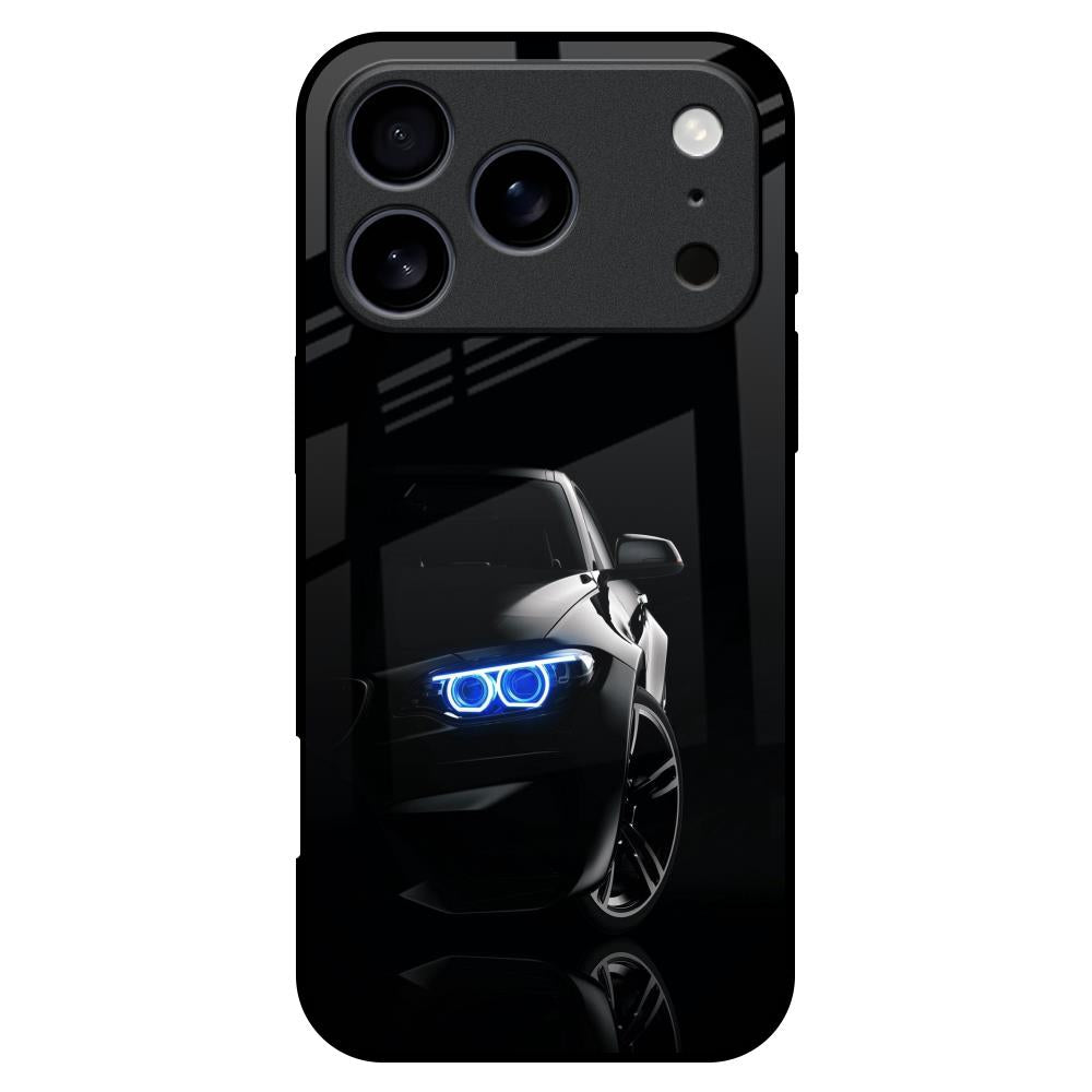 Car In Dark Glass Case for iPhone 17 Pro Max