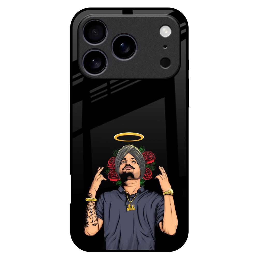 Punjabi Singer Poster Glass Case for iPhone 17 Pro Max