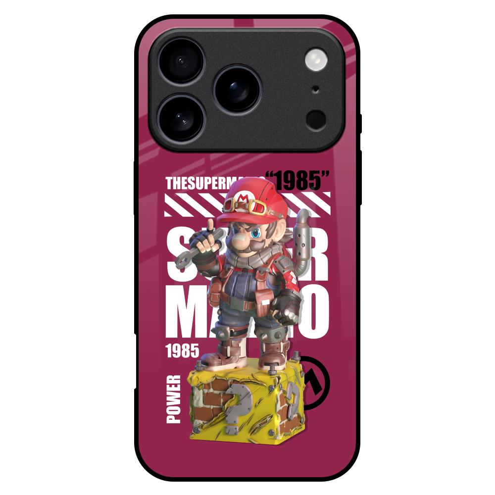 Gangster Hero Glass Case for iPhone 17 Pro Max