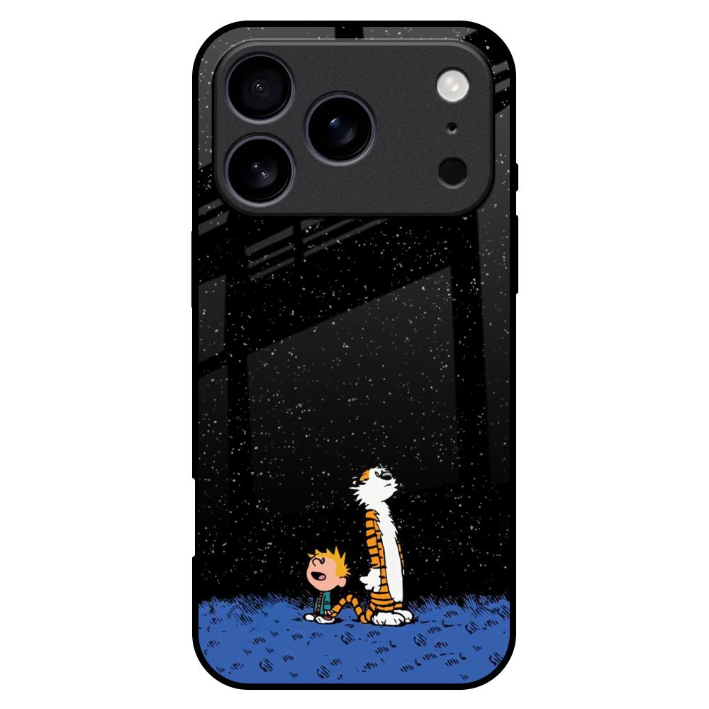 Night Sky Star Glass Case for iPhone 17 Pro Max