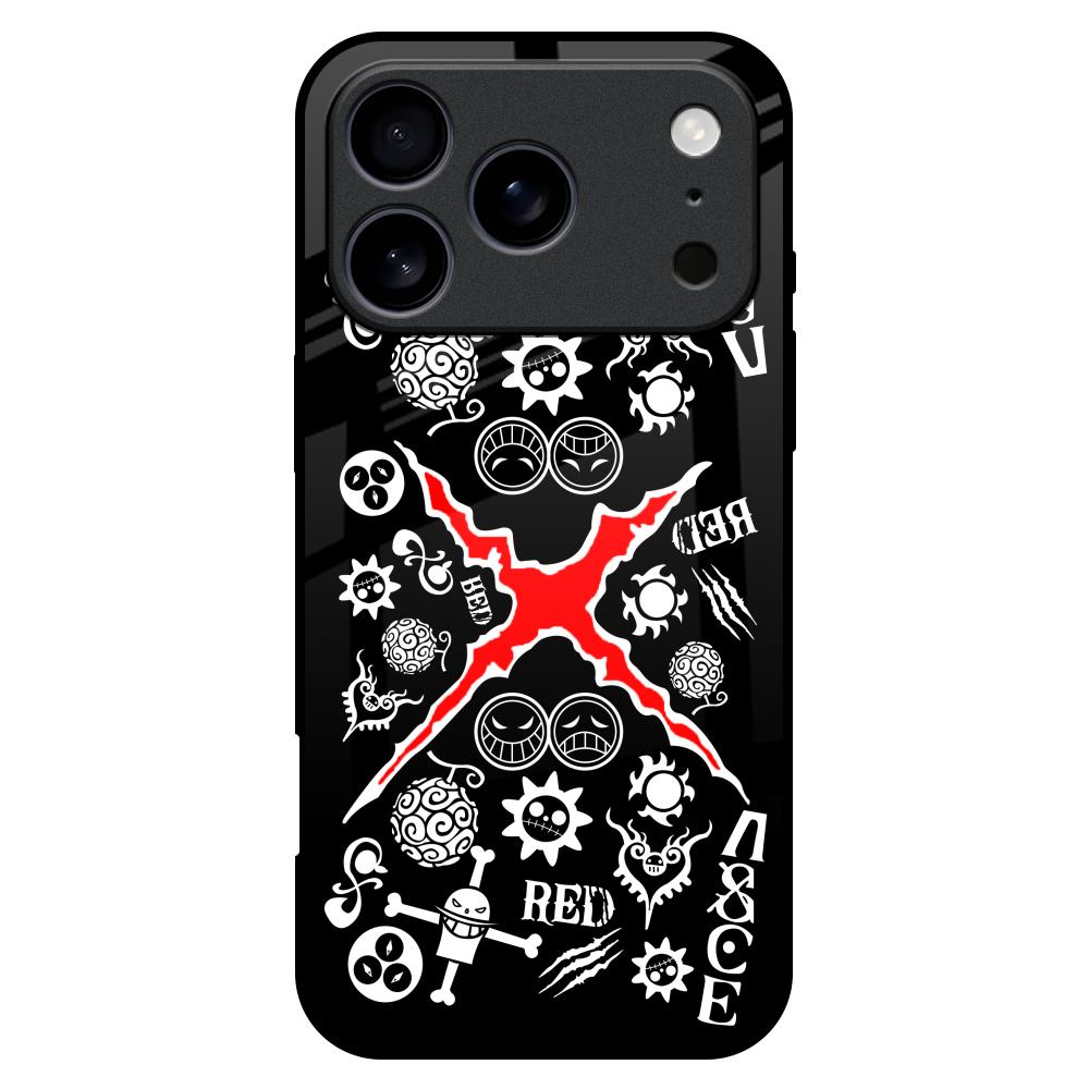 Red Zone Glass Case for iPhone 17 Pro Max