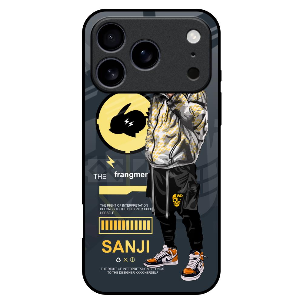 Cool Sanji Glass Case for iPhone 17 Pro Max