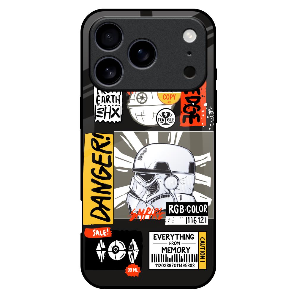 Galaxy Edge Glass Case for iPhone 17 Pro Max