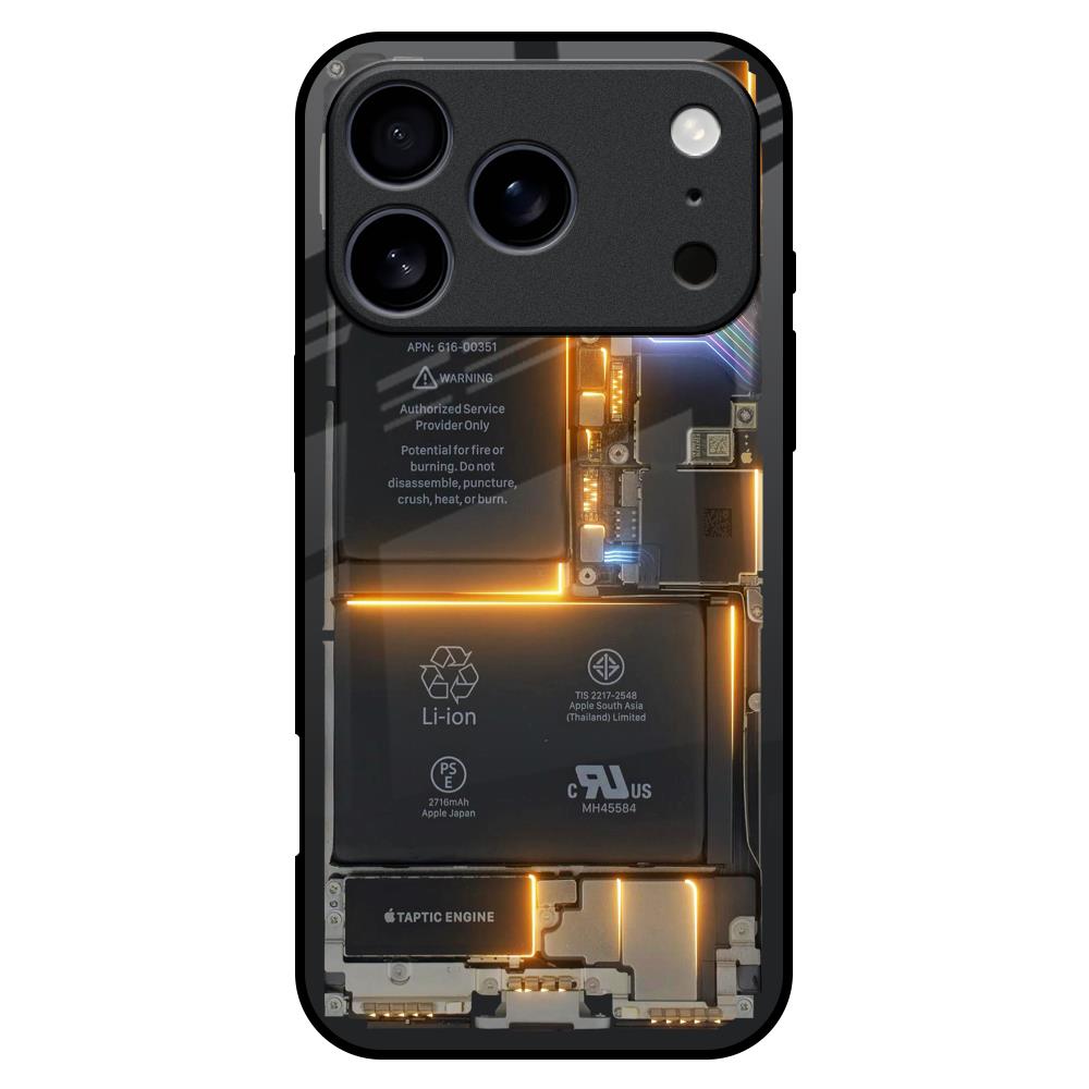 Glow Up Skeleton Glass Case for iPhone 17 Pro Max