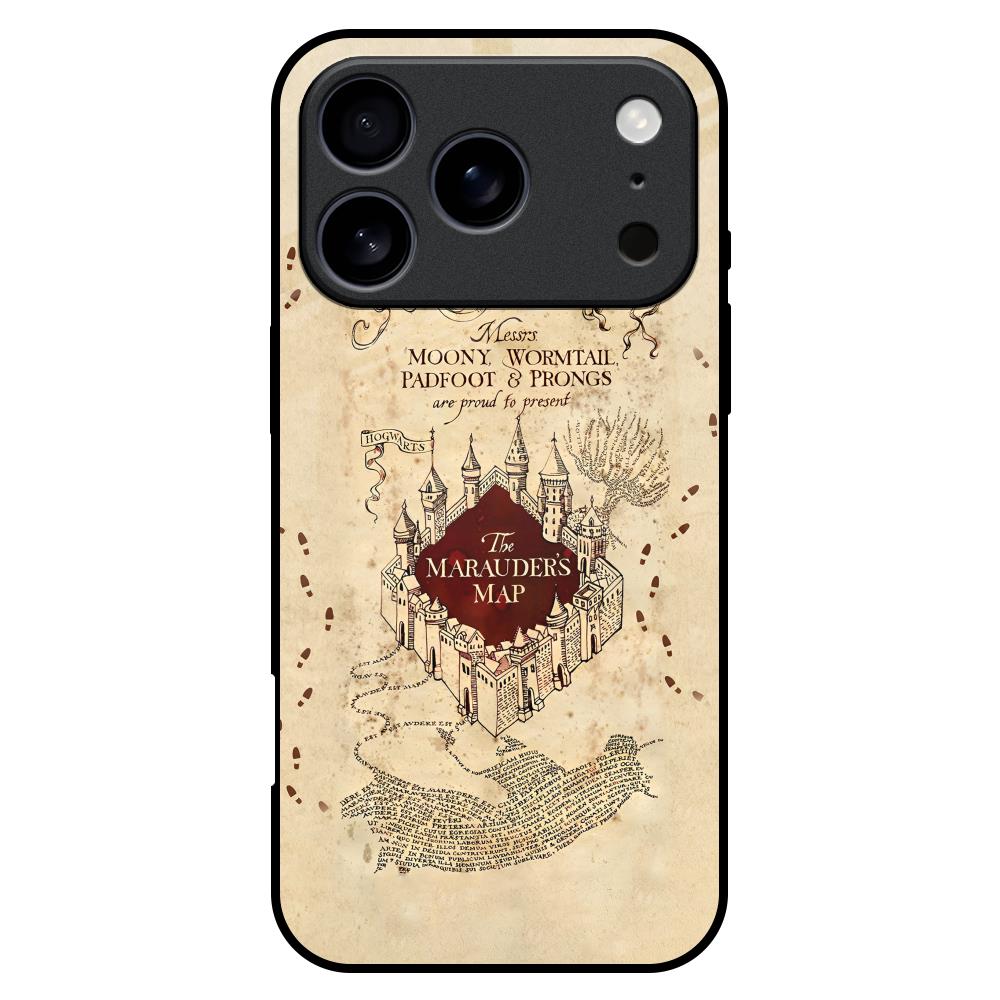 Magical Map Glass Case for iPhone 17 Pro Max