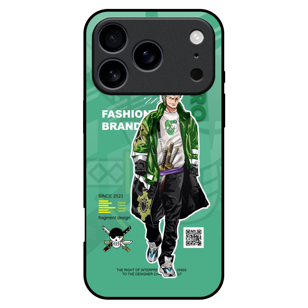 Zoro Bape Glass Case for iPhone 17 Pro Max