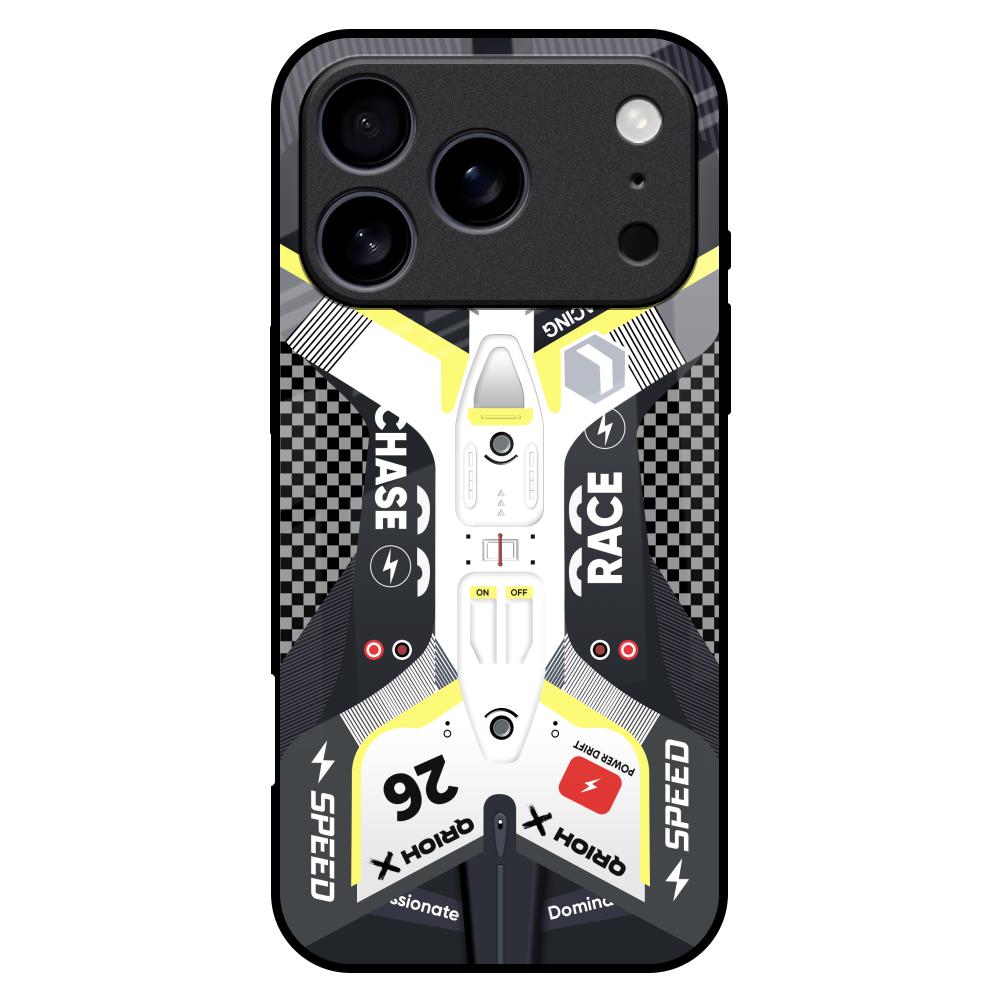 Car Enthusiast Glass Case for iPhone 17 Pro Max