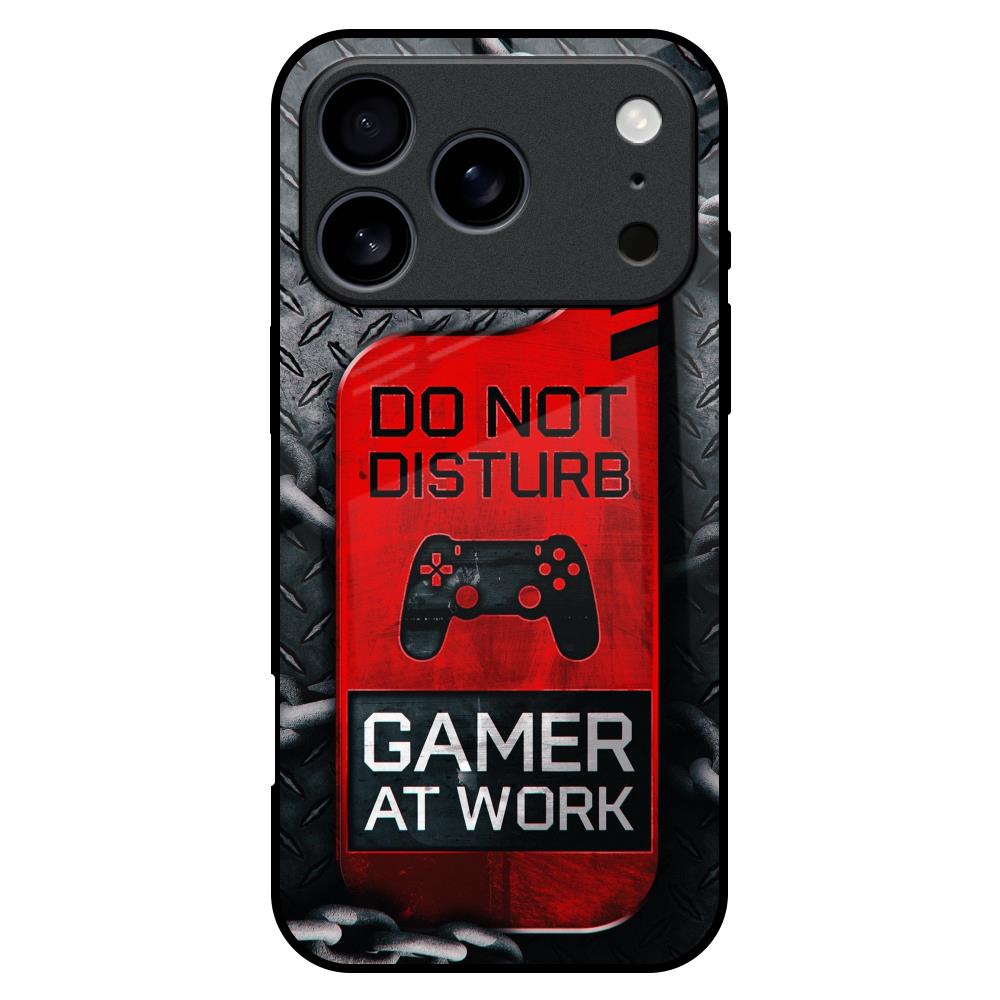 Do No Disturb Glass Case For iPhone 17 Pro Max