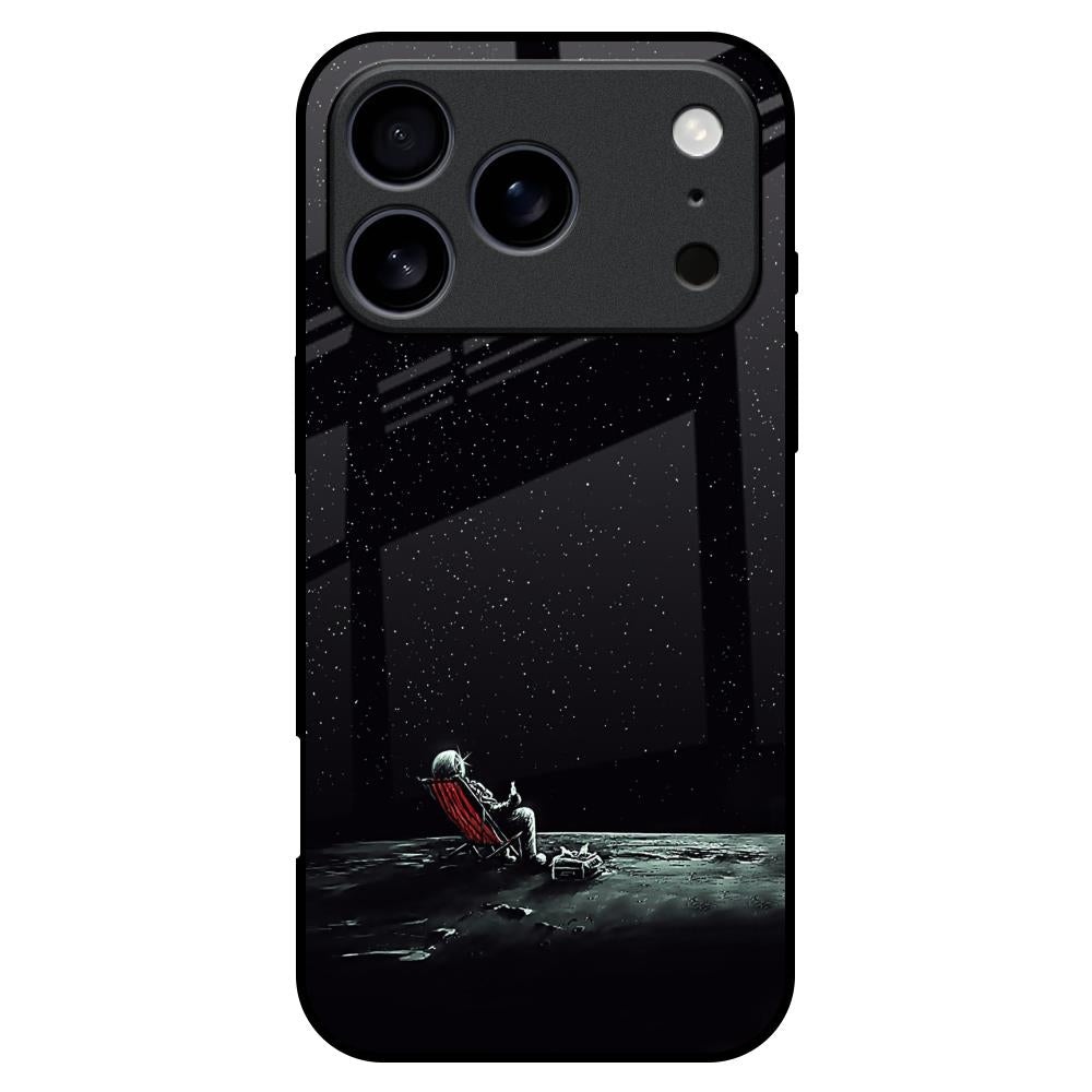 Relaxation Mode On Glass Case For iPhone 17 Pro Max