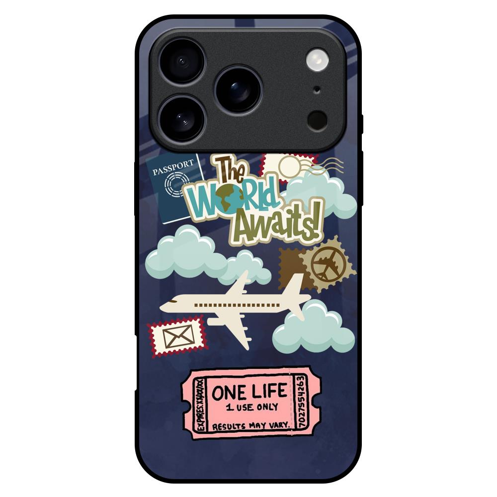 Tour The World Glass Case For iPhone 17 Pro Max