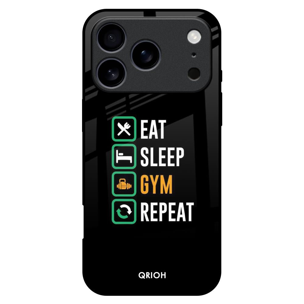 Daily Routine Glass Case for iPhone 17 Pro Max