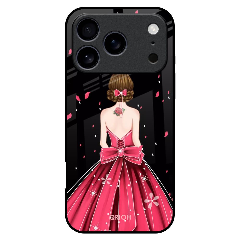 Fashion Princess Glass Case for iPhone 17 Pro Max