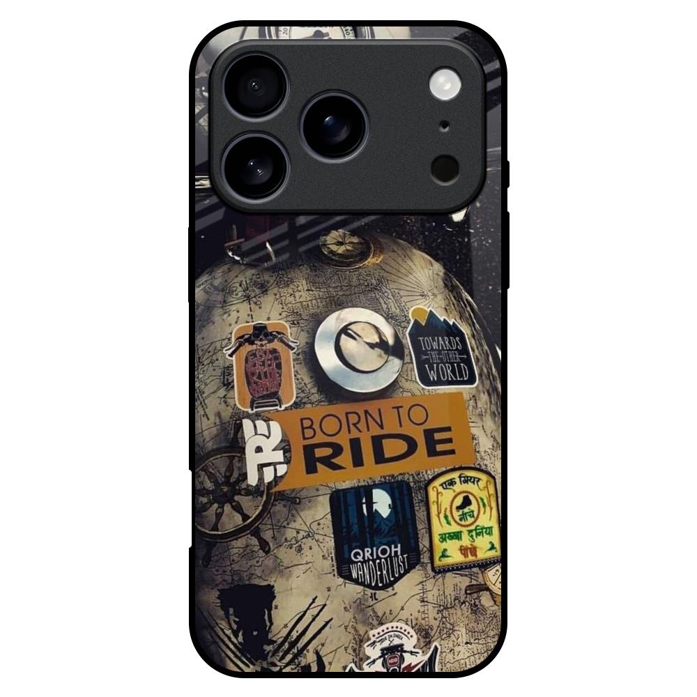 Ride Mode On Glass Case for iPhone 17 Pro Max