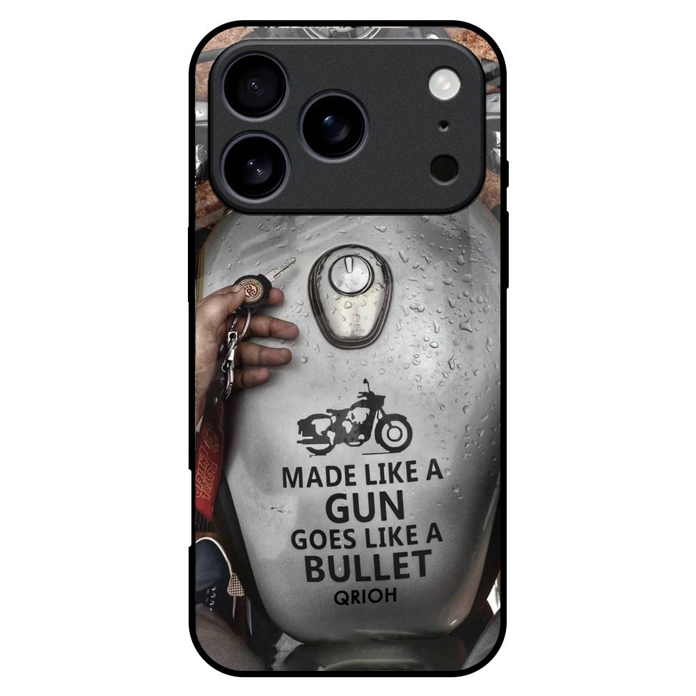 Royal Bike Glass Case for iPhone 17 Pro Max